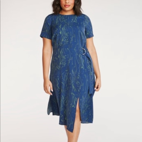 Addition Elle Dresses & Skirts - Fit and flare marble dress